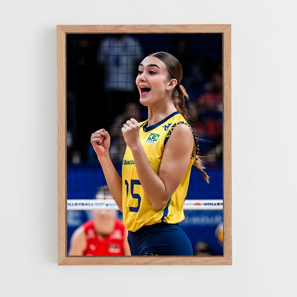 Poster La Victoire en Volée – affiche Volleyball (vue 4)